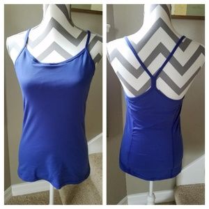 Nike Blue Sport Bra Tank Large